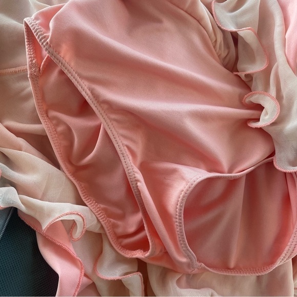 Revolution Dancewear Girls Peach Dress Style RC 16860 Size SA Great condition! - Picture 7 of 10